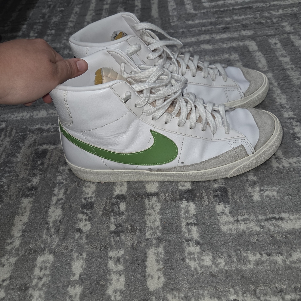 Nike Blazer Mid '77 Vintage 'White Chlorophyll' Men's Casual Sneakers Size 10.5